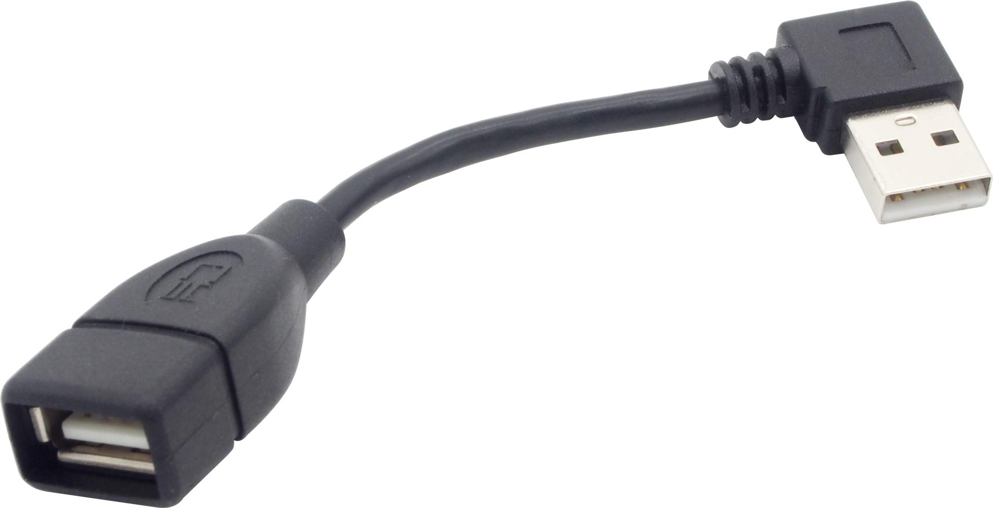 Amazon.co.jp: オーディオファン USB延長ケーブル L字 オス USB2.0
